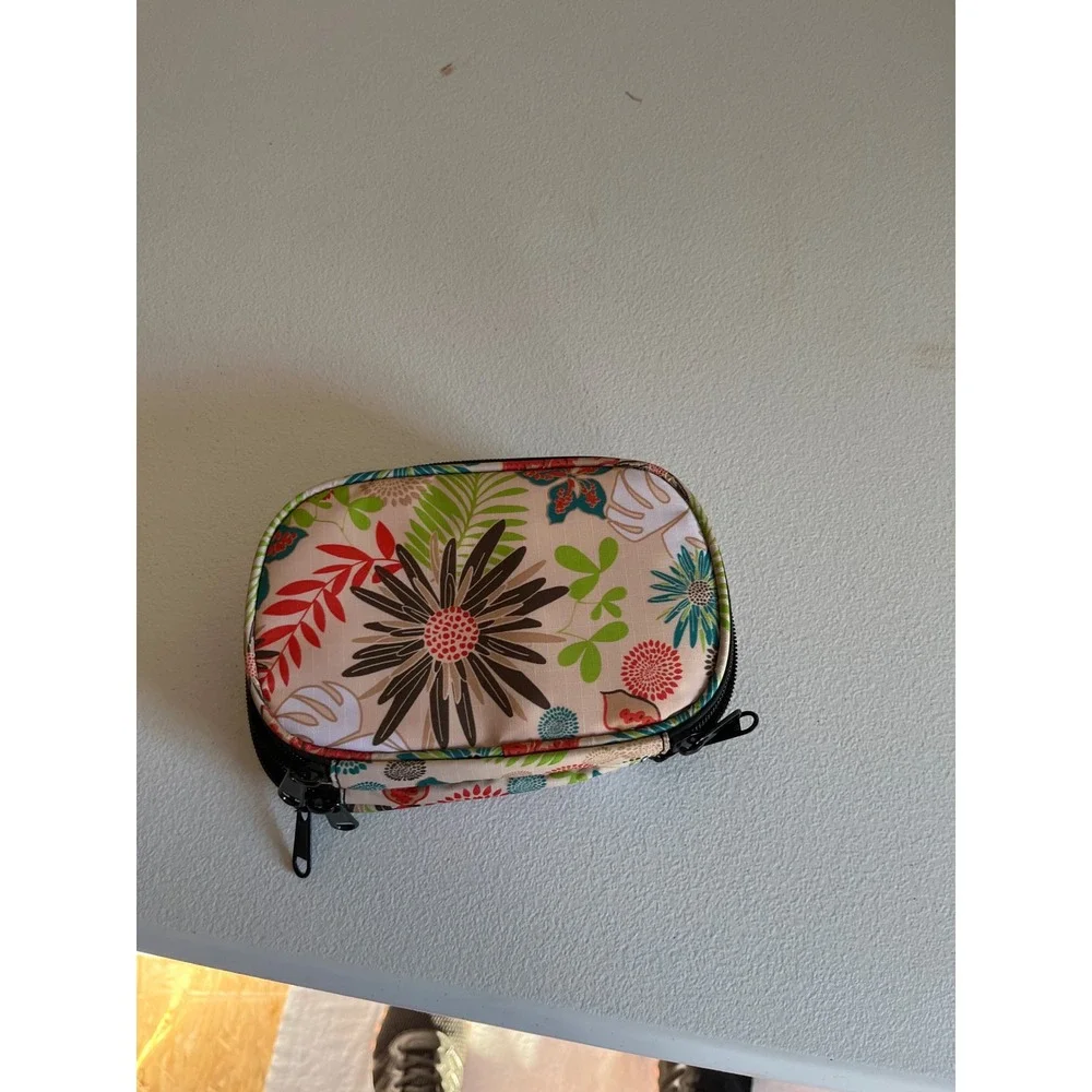 Pacmaxi Floral Print‎ Cosmetic Bag Pouch Organizer